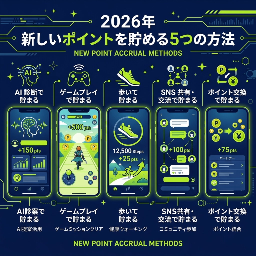 2026年の新しいポイ活の稼ぎ方
